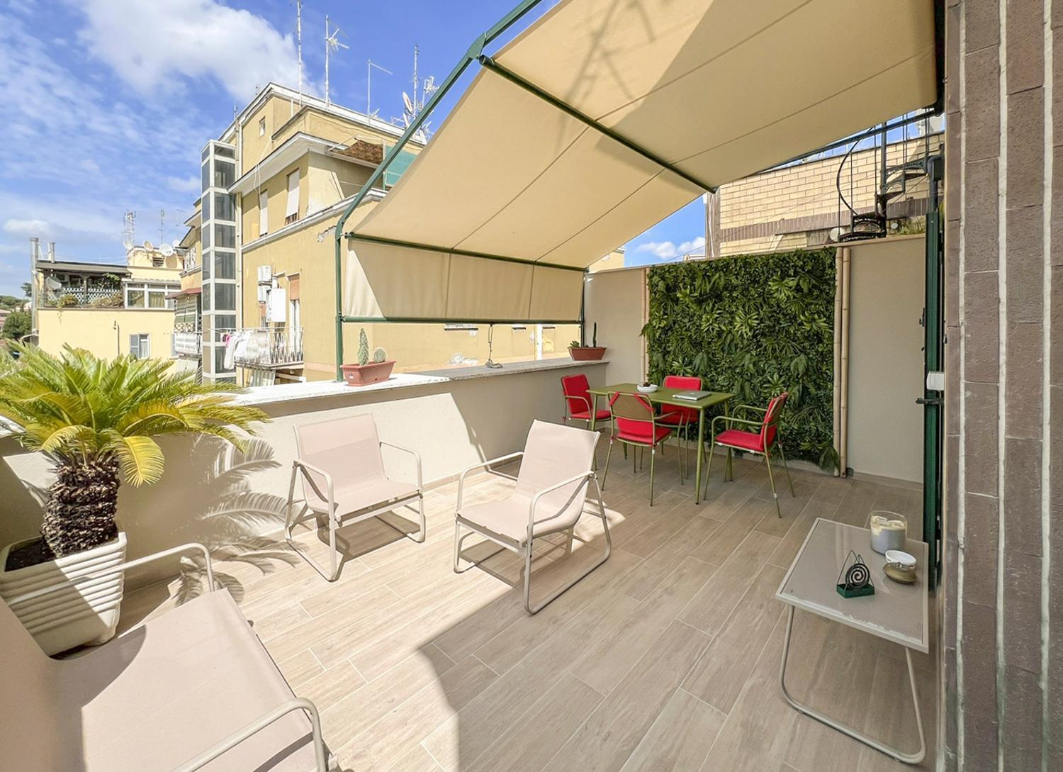 Attico Urbano Terrazza Su Roma Metro A Cornelia Apartment Luaran gambar