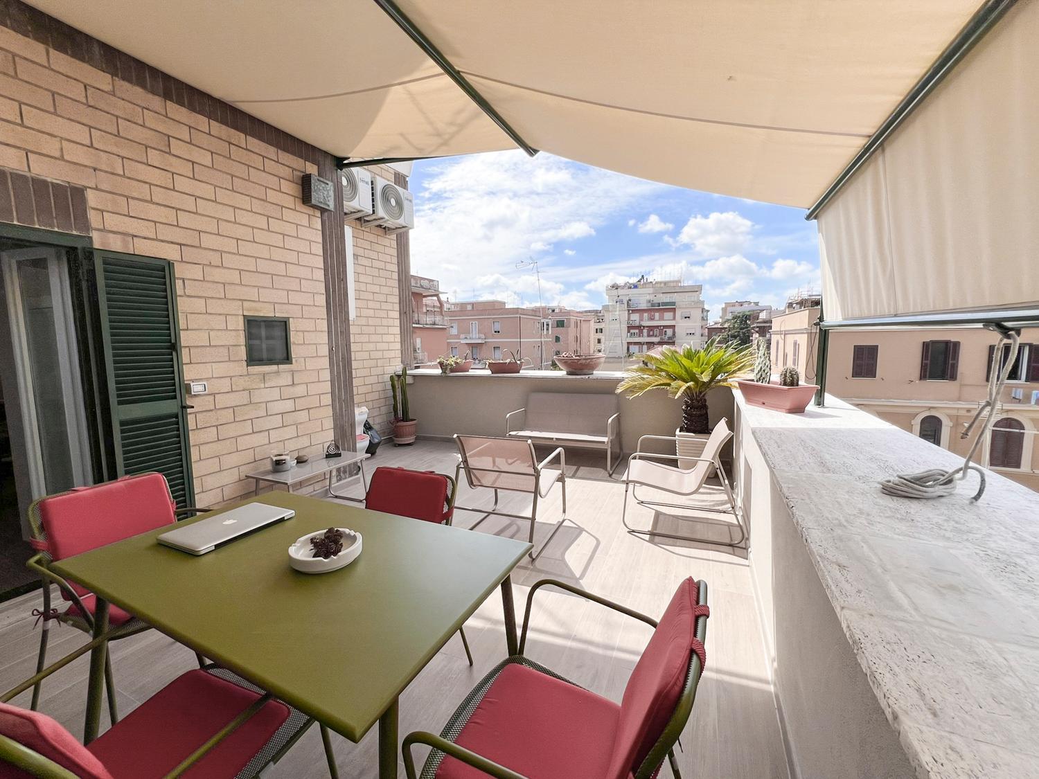 Attico Urbano Terrazza Su Roma Metro A Cornelia Apartment Luaran gambar