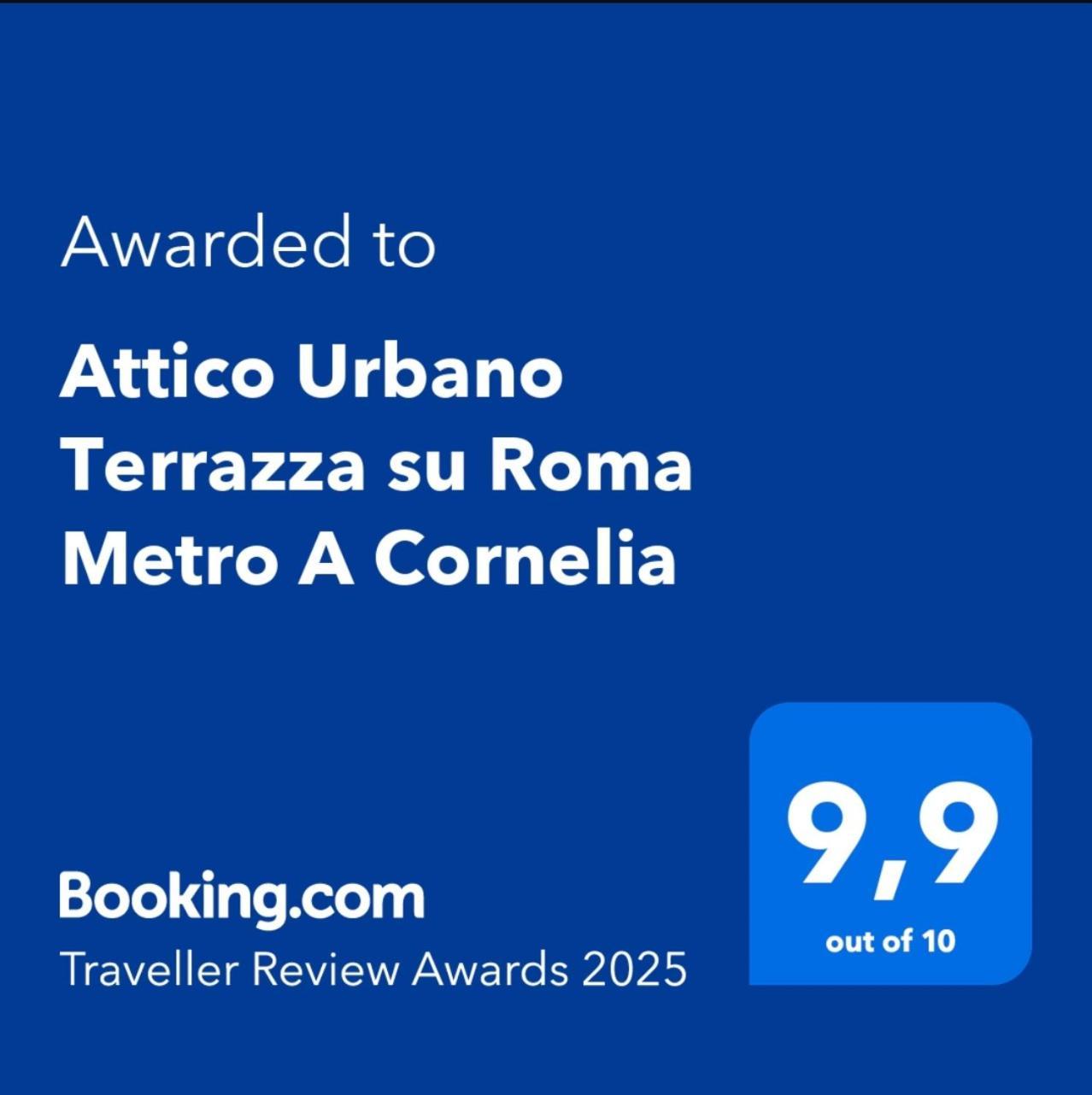 Attico Urbano Terrazza Su Roma Metro A Cornelia Apartment Luaran gambar